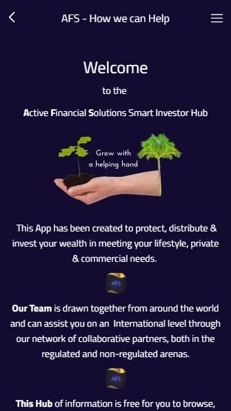 AFS - The Smart Investor Hub screenshot
